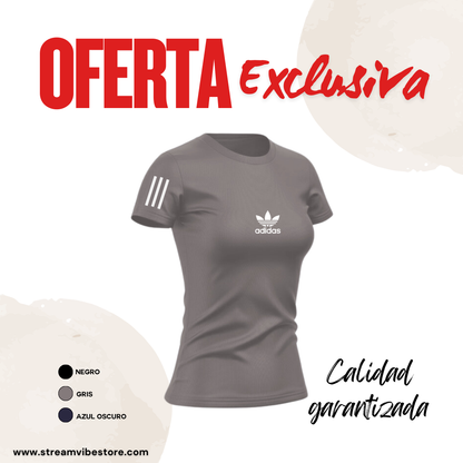 Pack X3 Referencias Camiseta para Dama 𐤏 ¡NUEVO DISEÑO!