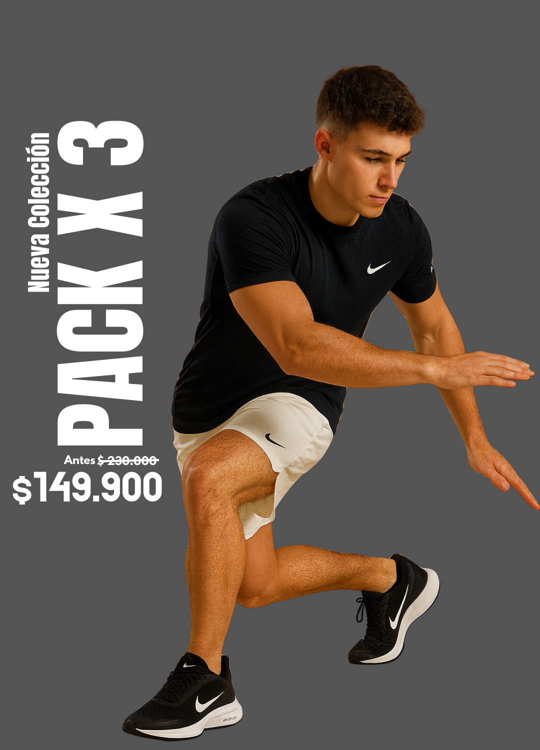 Cam Azul + Novak Blanca + Zoomx